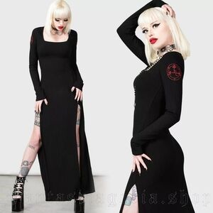 Killstar Lilith's Rage Long Sleeve Dress